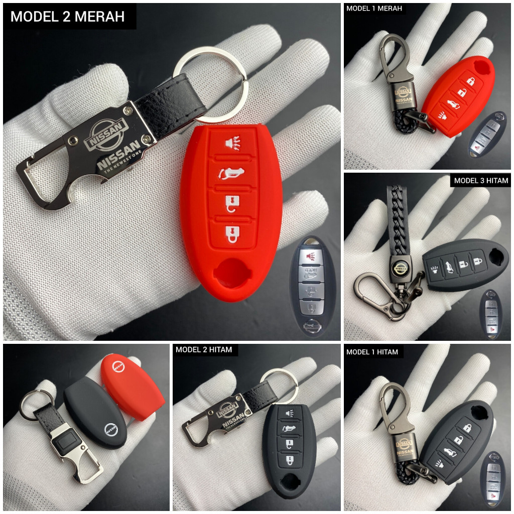 gantungan kunci remote keyless mobil nissan xtrail logo