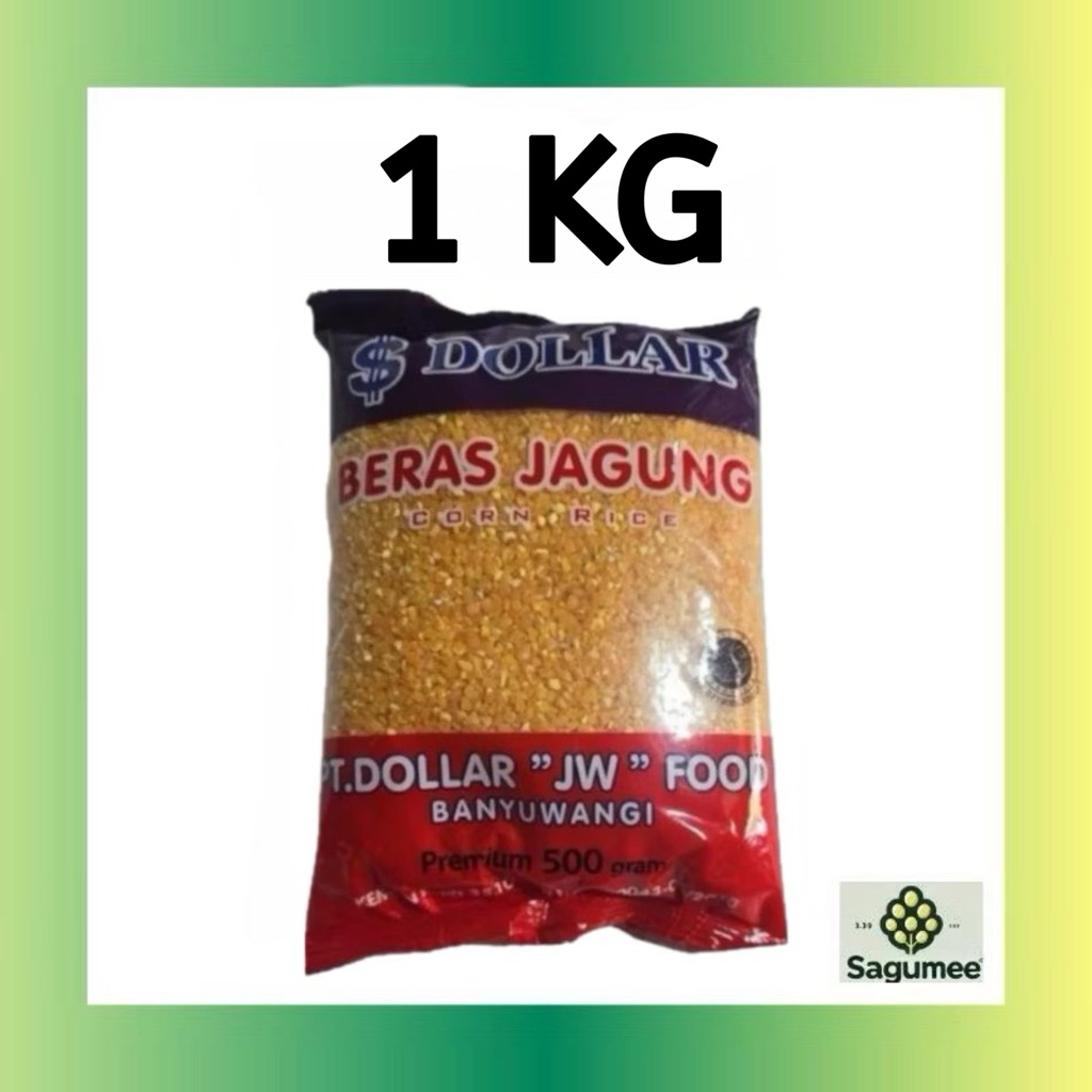 

Beras Jagung Organik Merk Dollar 1 KG Berkualitas Rendah Kalori Cocok Untuk Diet