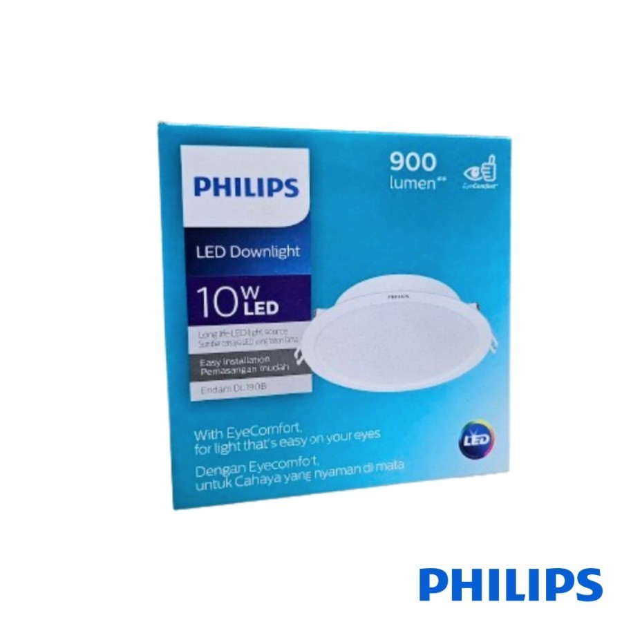 LAMPU LED DOWNLIGHT PHILIPS ERIDANI G2 DL190B D125 10W 5inch 10watt