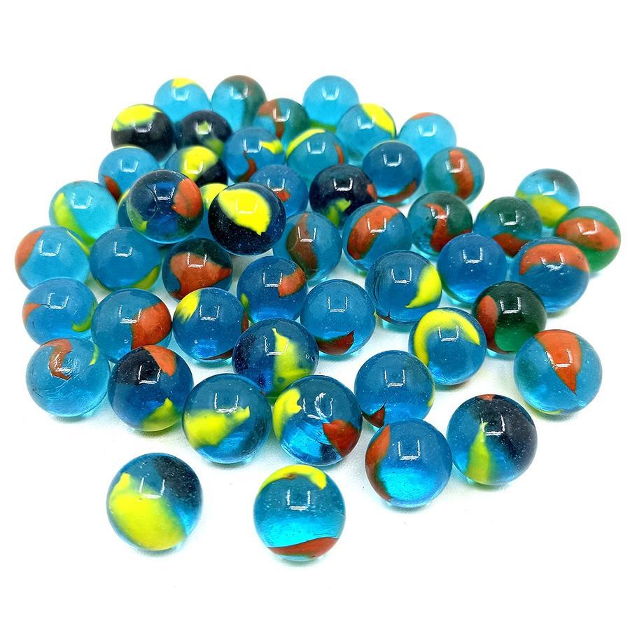 Kelereng Mini Standard Jumbo Mainan Jadul 90an Gundu Guli Kelereng Warna Warni Planet Wijen Keramik