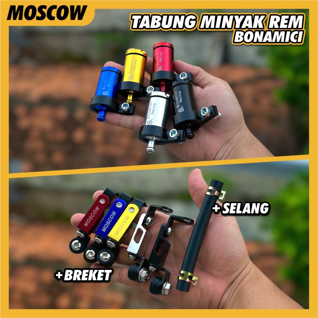 TABUNG MASTER REM DEPAN BONAMICI RACING ORIGINAL TABUNG MINYAK OIL FULL CNC TABUNG MINYAK VARIASI AT