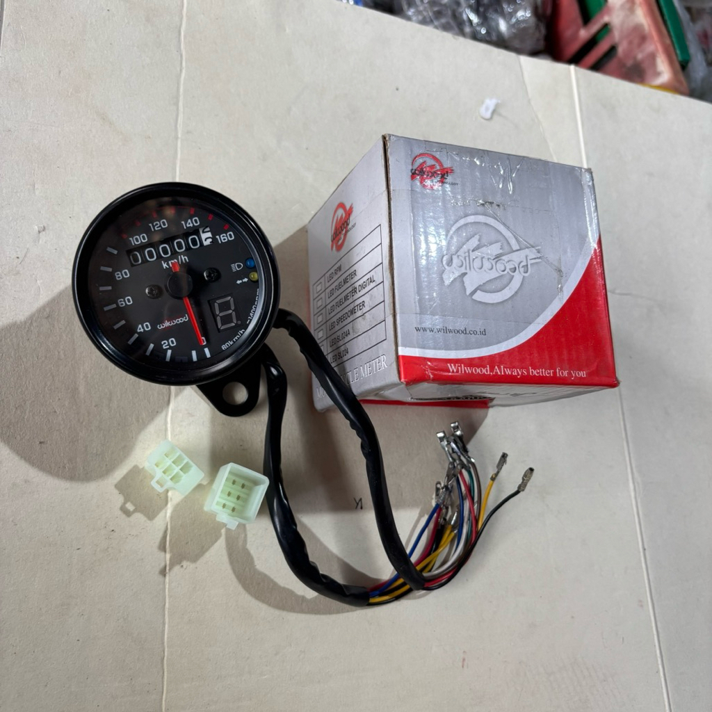 Speedometer mrek wilwood Indikator Jarum Gear Led Indikator Speedometer Led Gear Odometer Jarum Gear