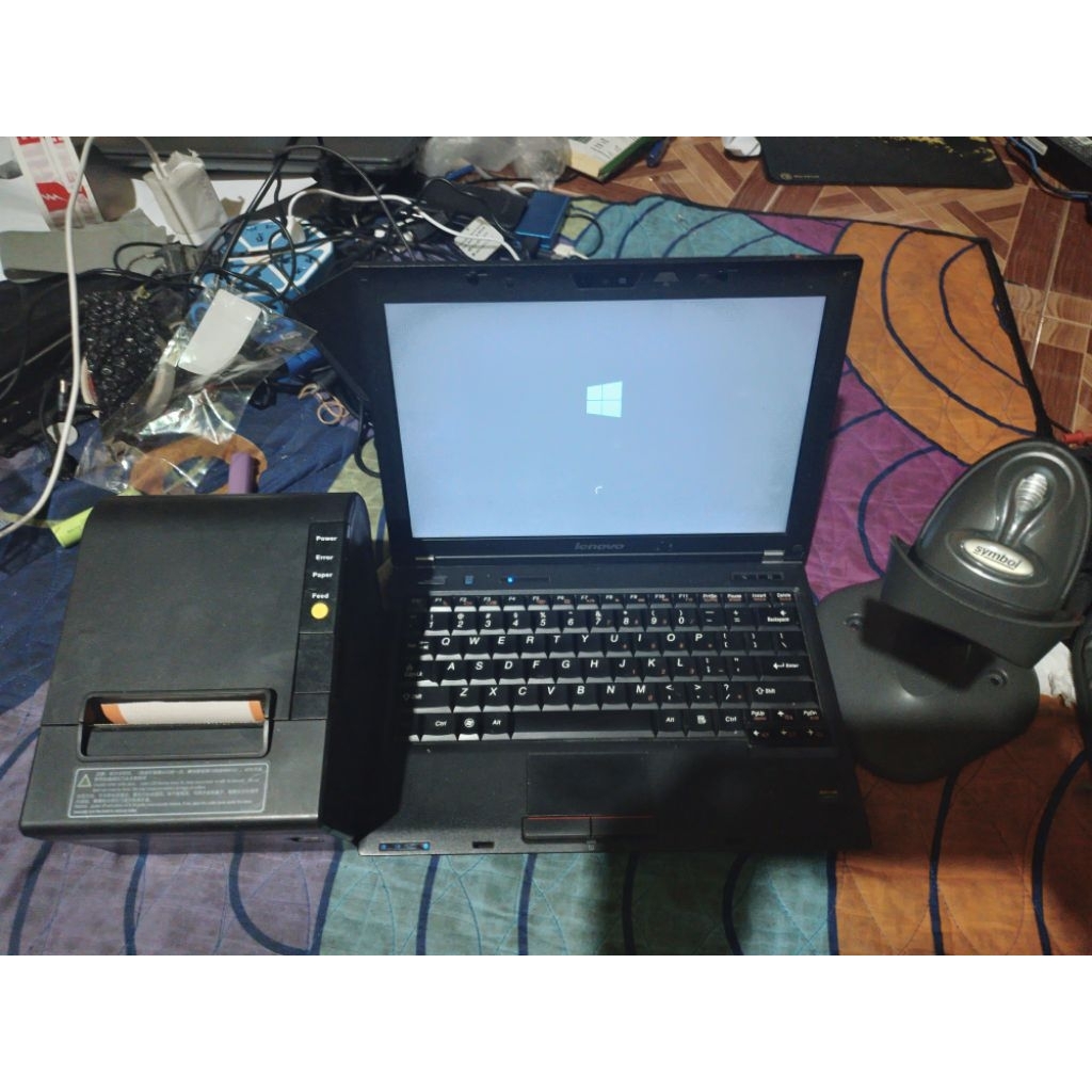 Pos Kasir Laptop komplit scanner dan mini printer 80mm