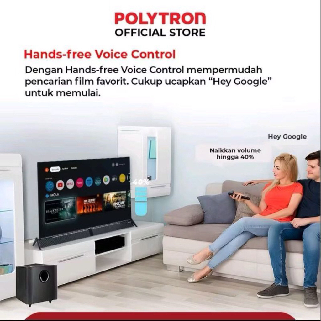 POLYTRON TV LED 50UG5059 TERMURAH
