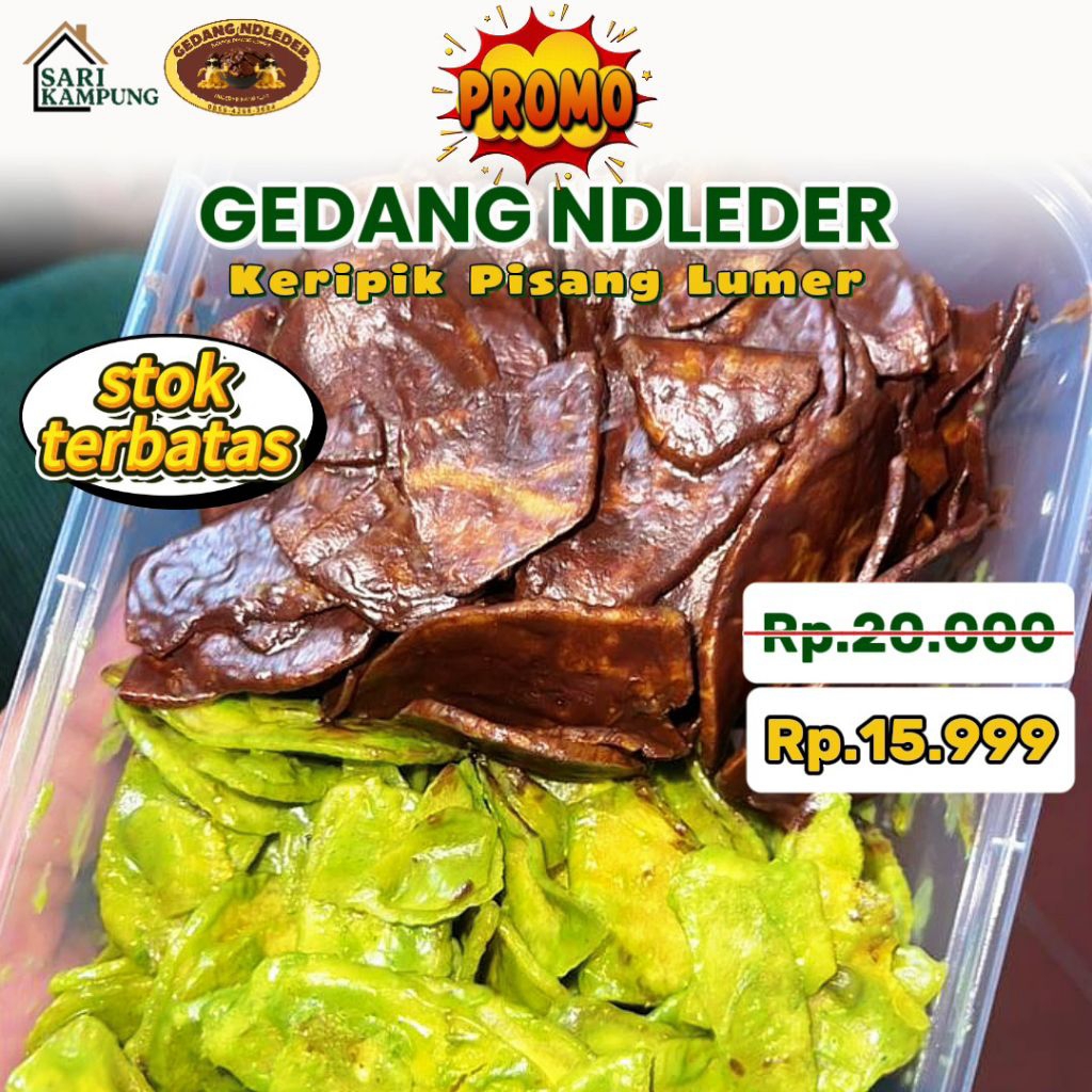 

Keripik Pisang Coklat Lumer Kemasan 500 ml