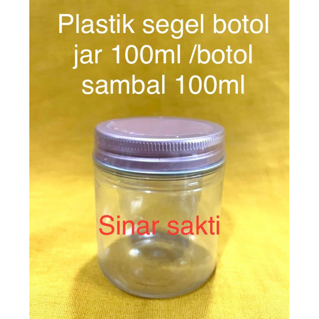 plastik segel toples sambal 100ml segel plastik toples 100ml (isi 50)