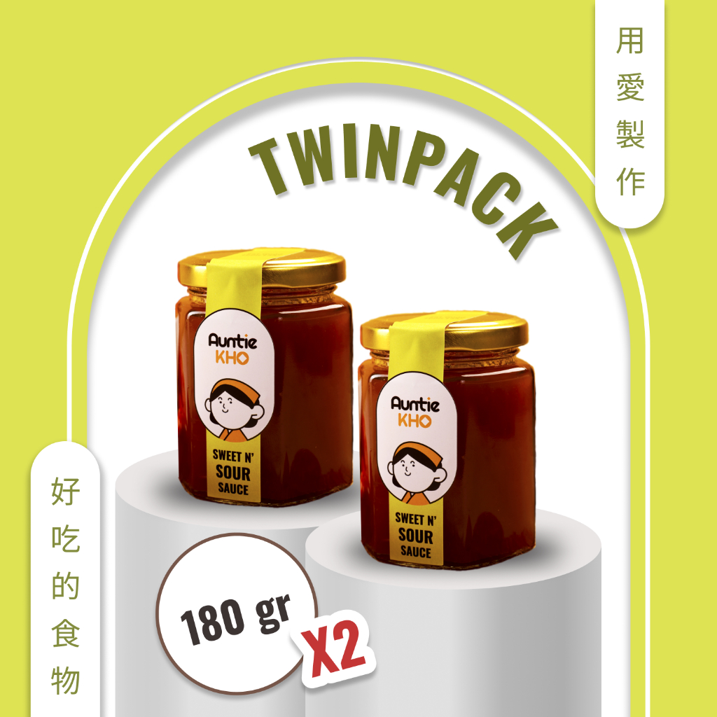 

[Twinpack] Saus Asam Manis Premium / Premium Sweet and Sour Sauce by Auntie Kho