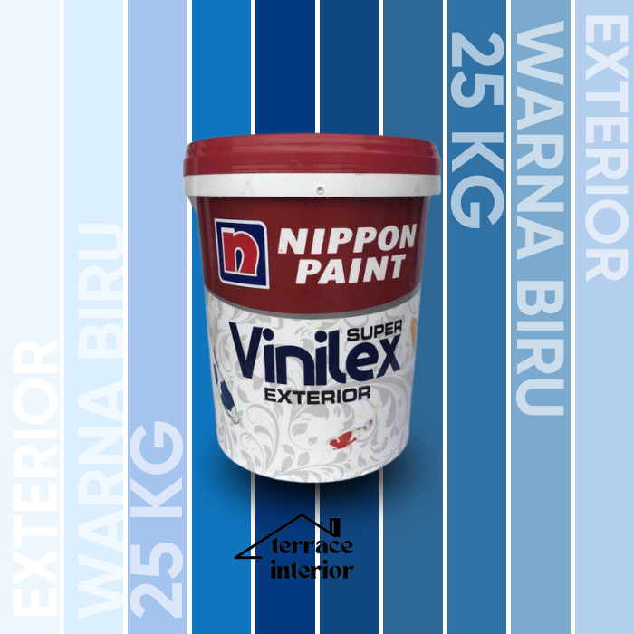 Cat Tembok Vinilex Exterior Biru 25 Kg