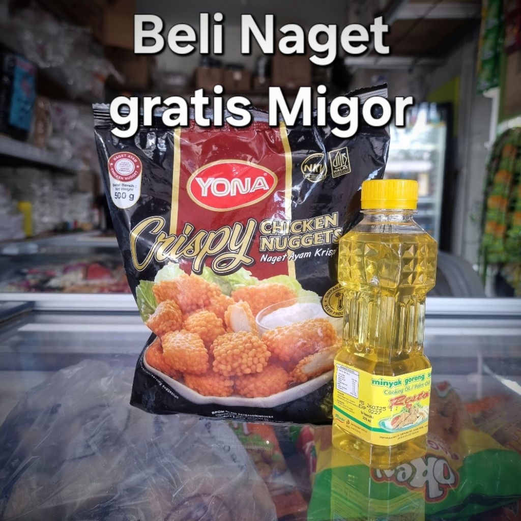

Yona Crispy Chiken Nugget Naget Ayam 500g