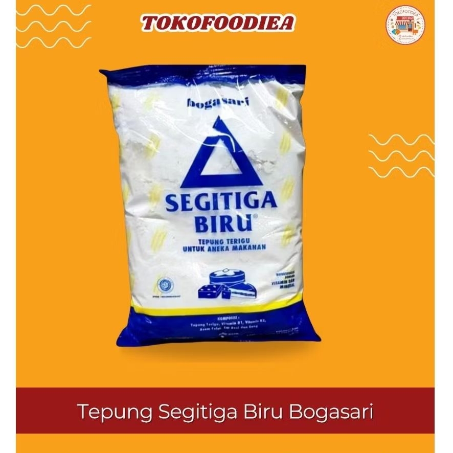 

Tepung Terigu Segitiga Biru Bogasari | Tokofoodiea
