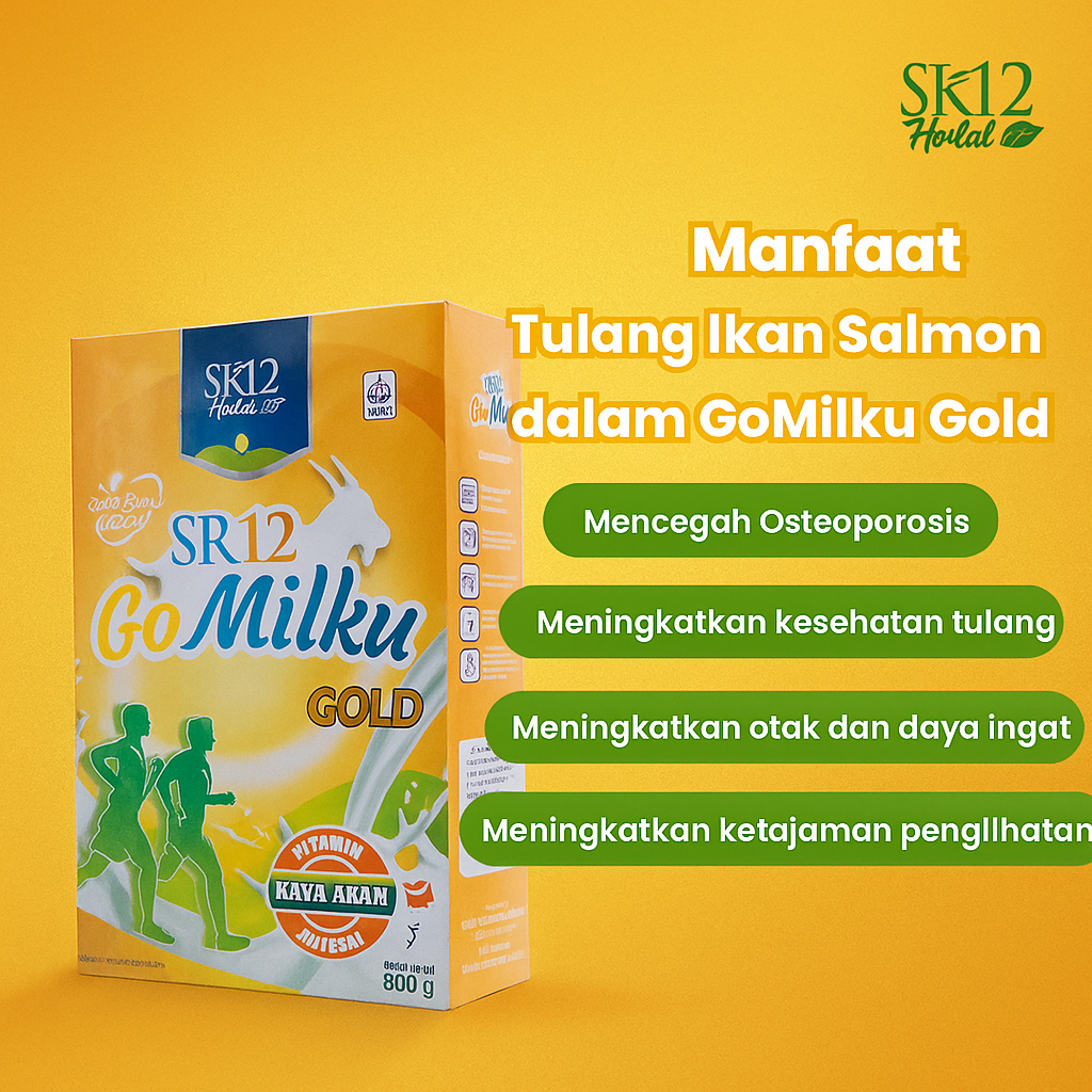 

Go Milku Gold SR12 Susu kambing etawa Asli atasi nyeri sendi pegal
