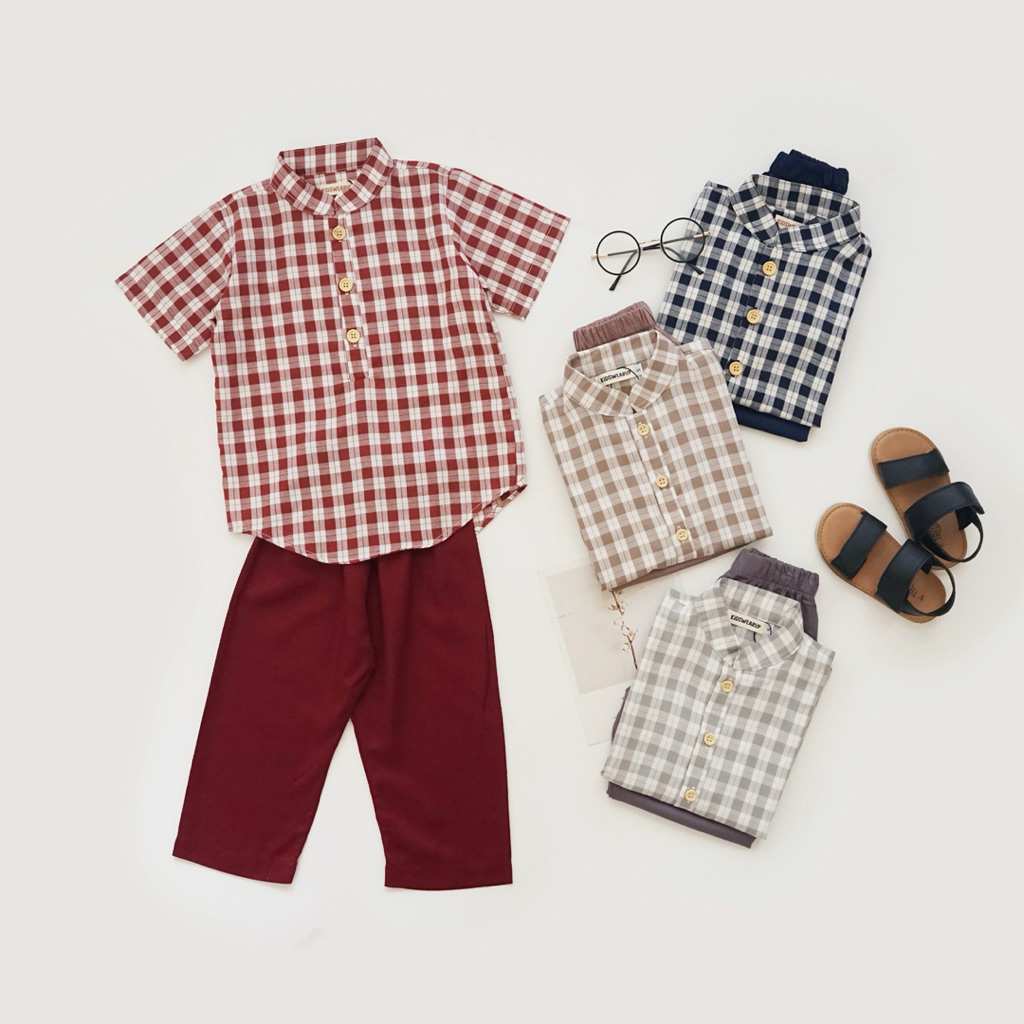 KIDSWEARUP Setelan Koko Anak Couple Ayah