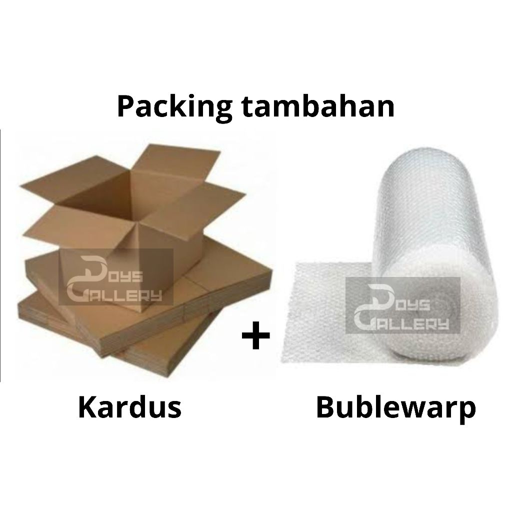 

Extra packing tambahan kardus dan bublewarp safety dan aman