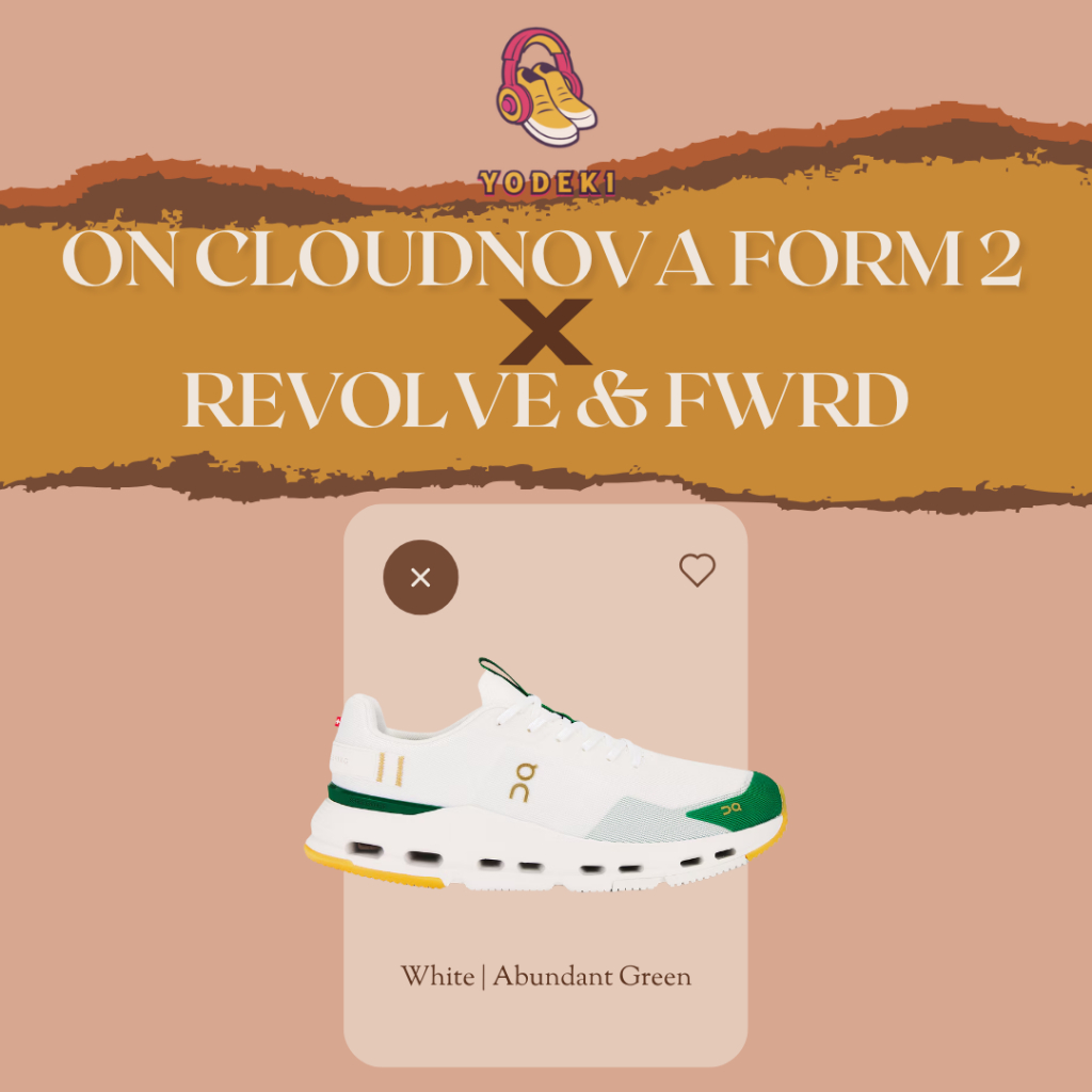 ON RUNNING CLOUDNOVA FORM 2 X REVOLVE & FWRD SEPATU LARI