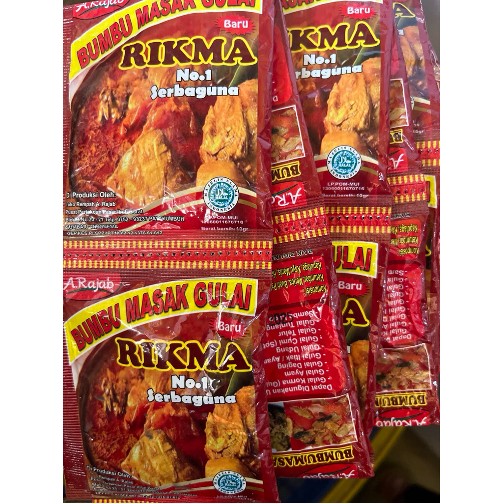 

RIKMA - Bumbu masak gulai 12PCS