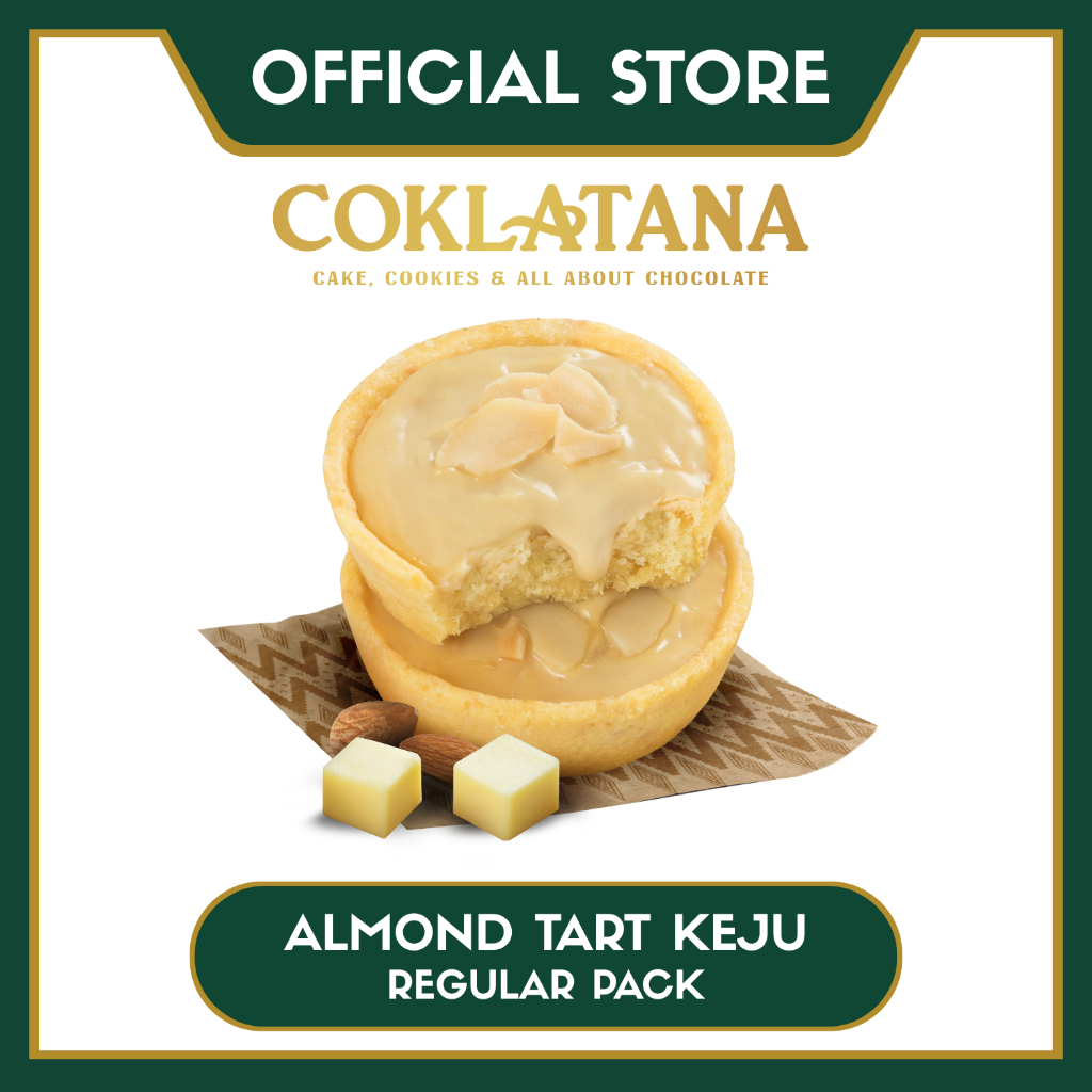

Coklatana Almond Tart Keju Regular Pack