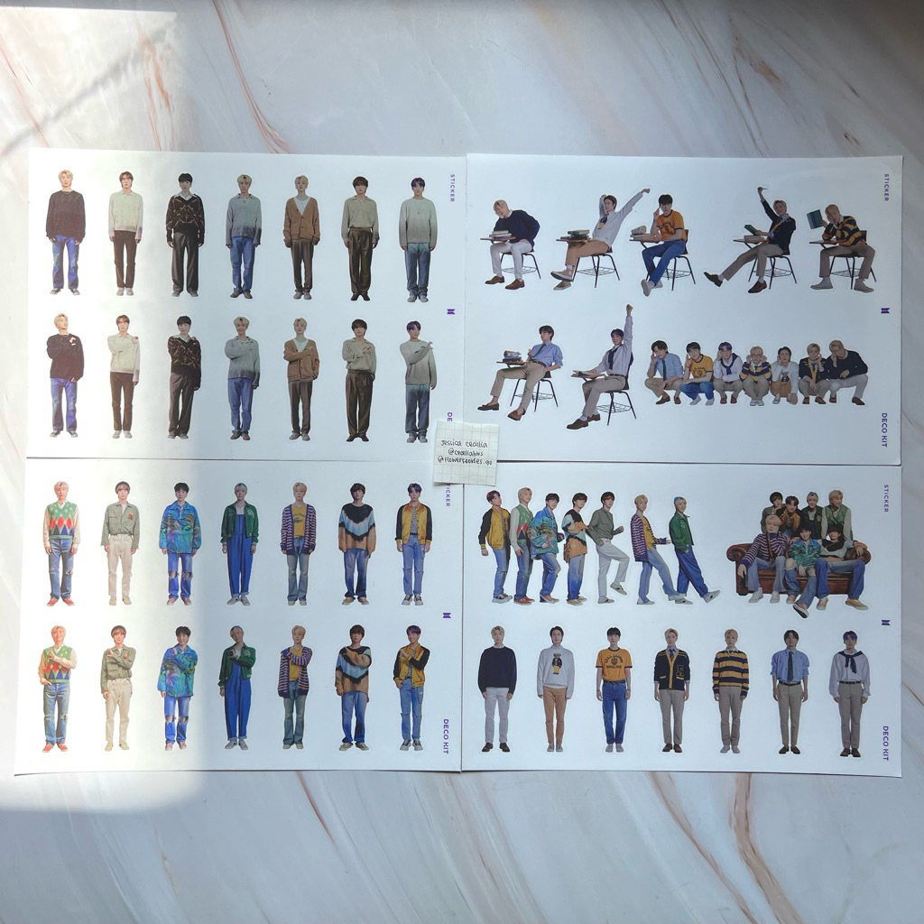 BTS DECO KIT STICKER SET SHARING