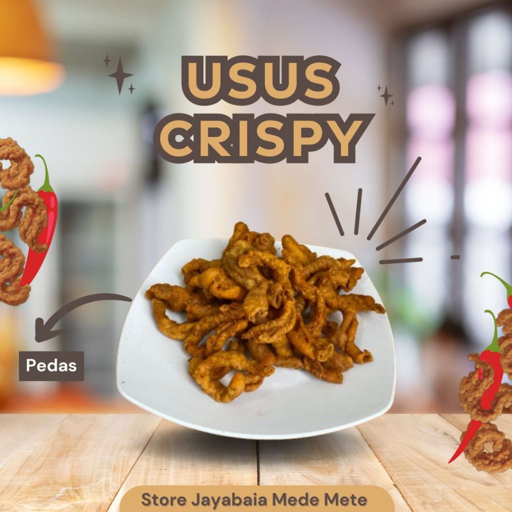 

Usus Crispy Pedas Nikmat Gurih