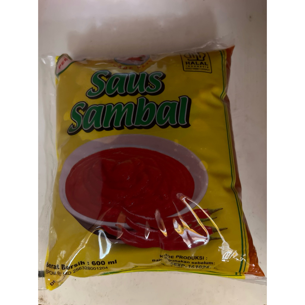 

Cap cabe payung - Saus sambal 600ml