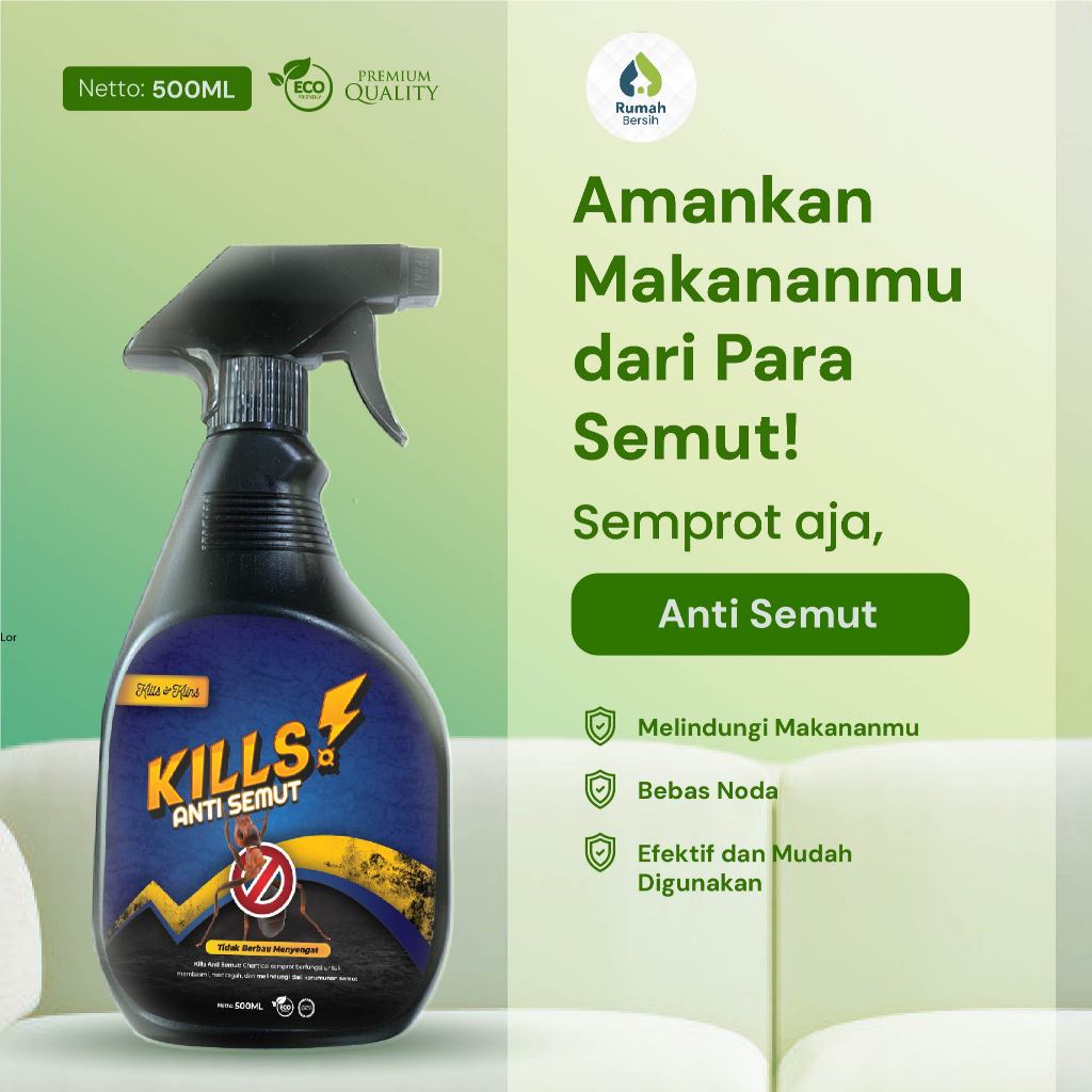 KILLS ANTI SEMUT  SPRAY / OBAT USIR SEMUT / USIR SEMUT AMPUH / CAIRAN PENGUSIR SEMUT BERGARANSI