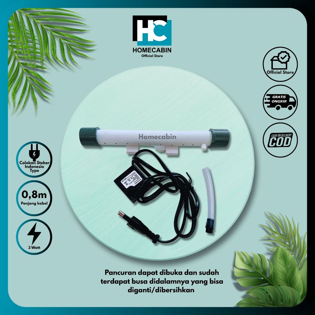 Paket Mesin Pompa Air Mini Aquarium dan Pipa Air Terjun Filter