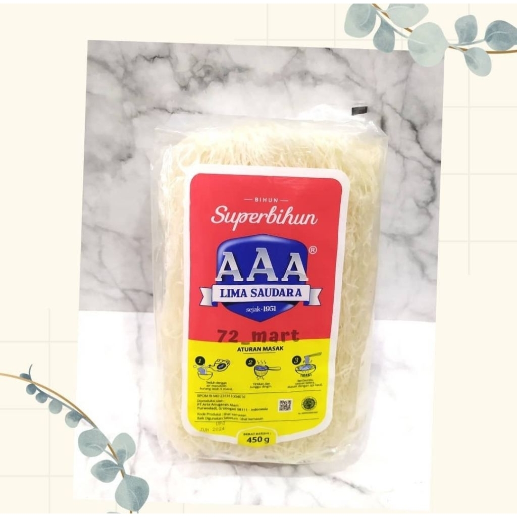 

Super Bihun AAA lima saudara 450gr