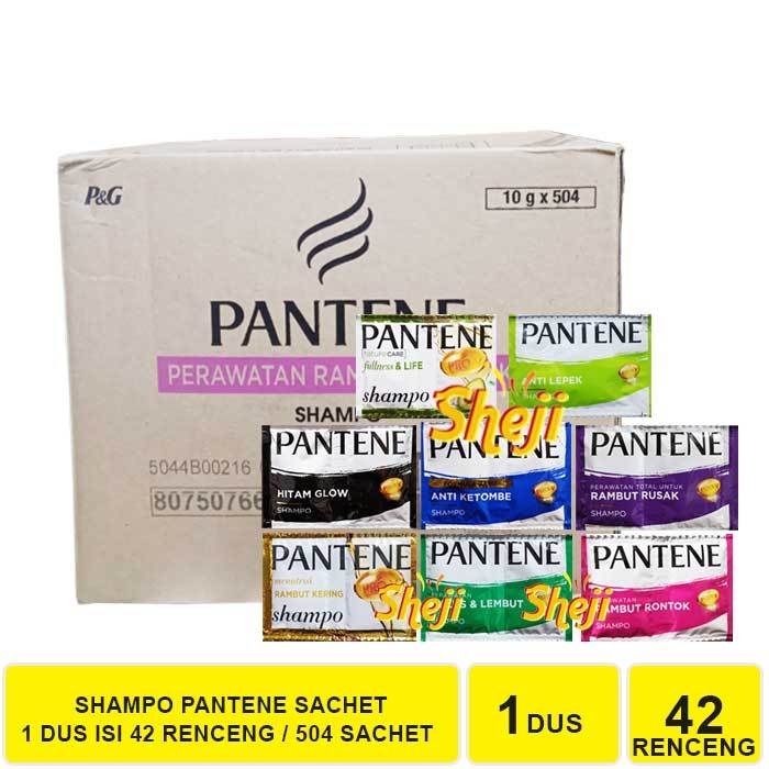 1 DUS ISI 42 RENCENG / 504 SACHET SHAMPO PANTENE