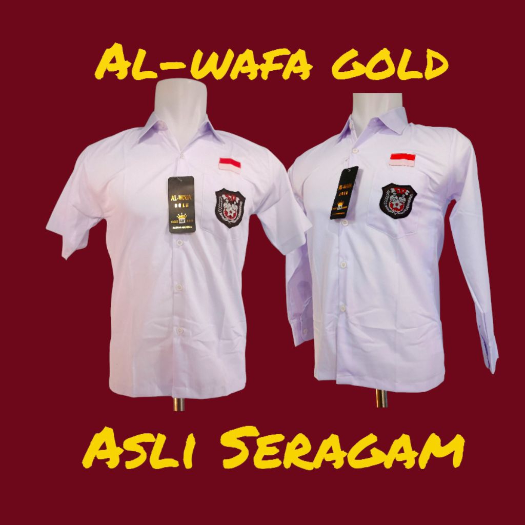 ( Al-wafa Gold ) Baju Seragam Sekolah SD Alwafa Gold