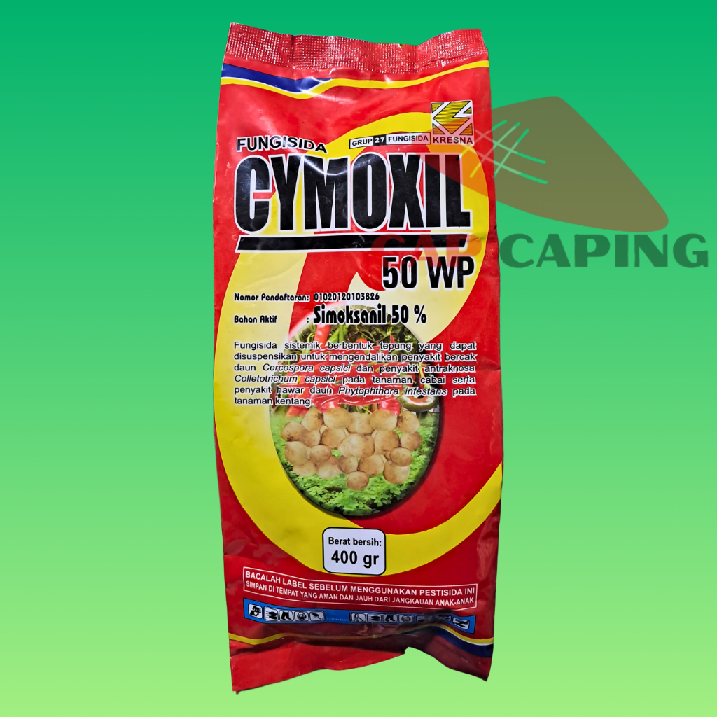 CYMOXIL 50 WP FUNGISIDA PENGENDALI JAMUR  400 GRAM // SIMOKSIL FUNGISIDA