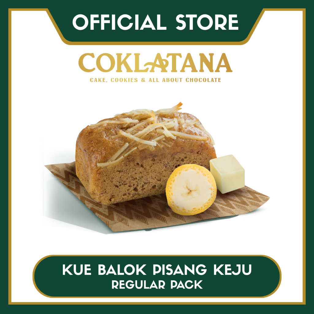 

Coklatana Kue Balok Pisang Keju Regular Pack