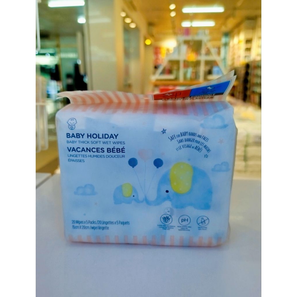 tisu basa miniso/ tisu basah 1paket isi 5