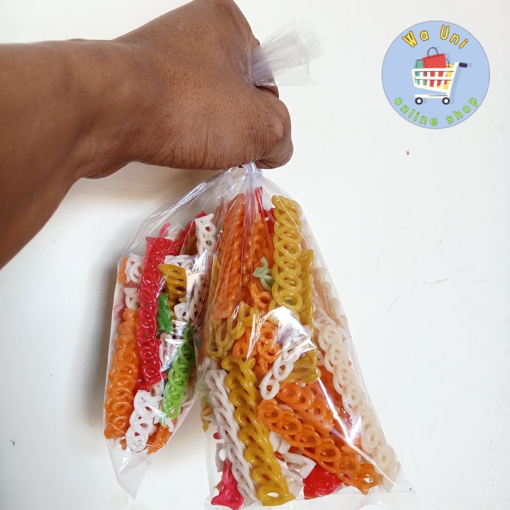

kerupuk rantai mentah 1 kantong - kerupuk mentah - kerupuk seblak