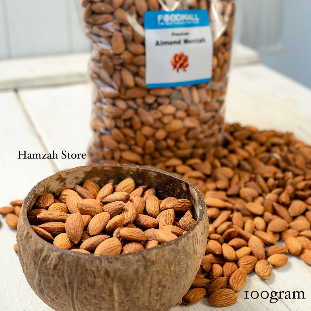 

Kacang Almond Panggang Premium Non Kulit 100Gram | KACANG Panggang Cemilan Sehat