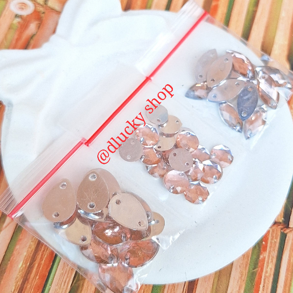 set payet grade b payet tetes payet mata dan payet bulat 3 item