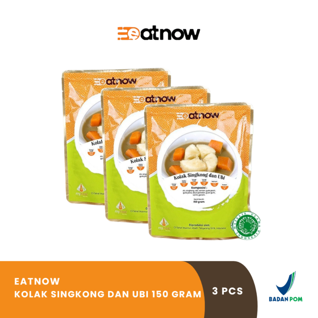

Eatnow - Kolak Singkong Ubi 150Gram - 3Pcs