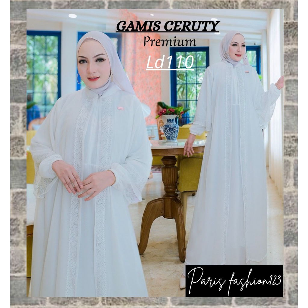 Gamis Ceruty Payet | Gamis Ceruty Payet Mutiara | Gamis Ceruty Premium Mewah | Gamis Payet