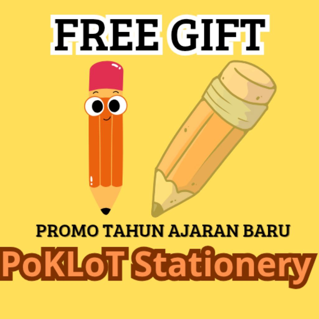 

(FREE) Hadiah Gratis Promo Tahun Ajaran Baru POKLOT STATIONERY