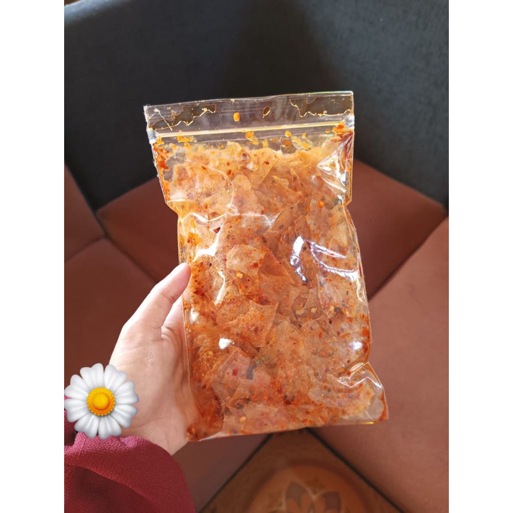 

Kripca Pedas Chili Oil Daun Jeruk