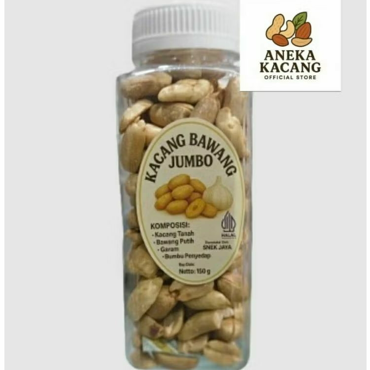 

Kacang Bawang Premium 150g – Kemasan Botol Elegan | Super Gurih & Wangi Bawang Asli
