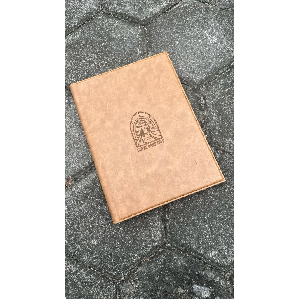 

buku menu kulit jahit