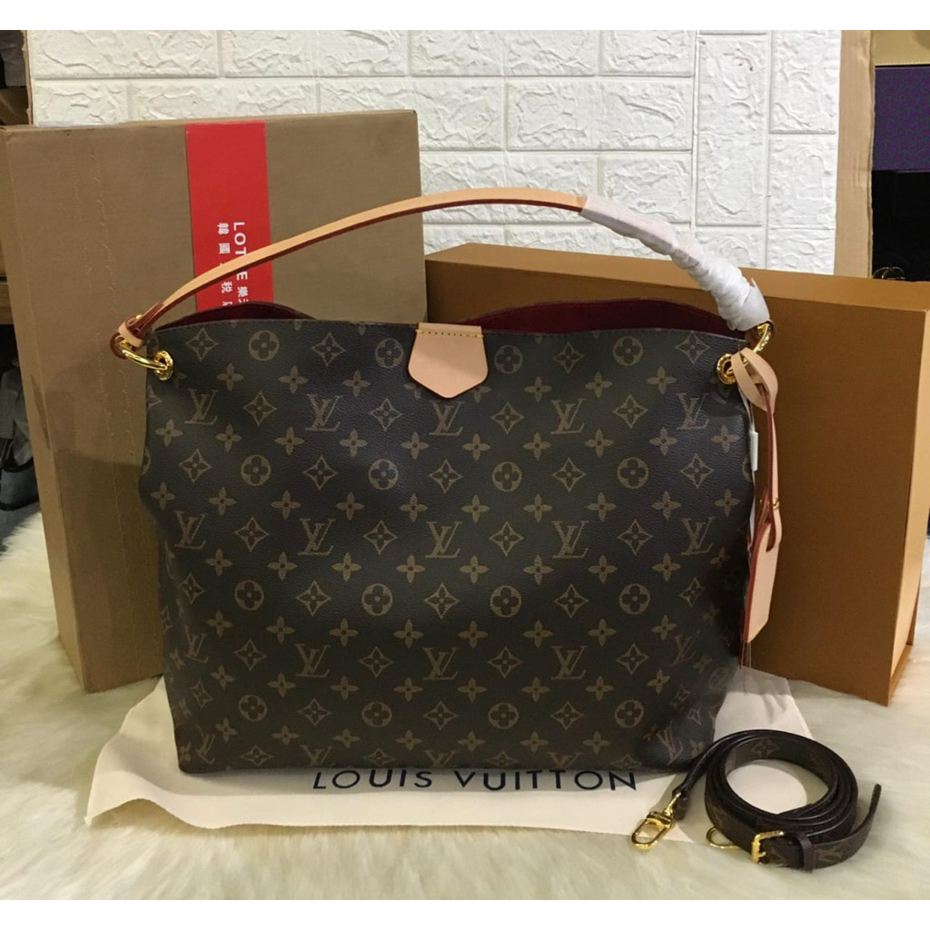 LV Graceful MM Monogram M43703 with Magnet Box (Double Box)