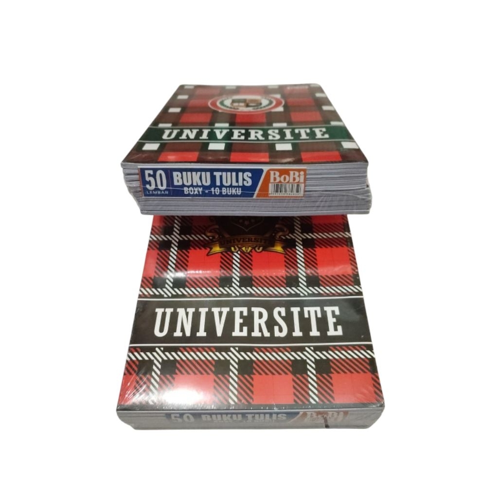 

Buku Tulis boxi 50 Lembar BoBi – Paket 10 Buku – Motif Universite – Kertas Halus & Tebal- Alat Tulis Kantor/ ATK Murah Medan