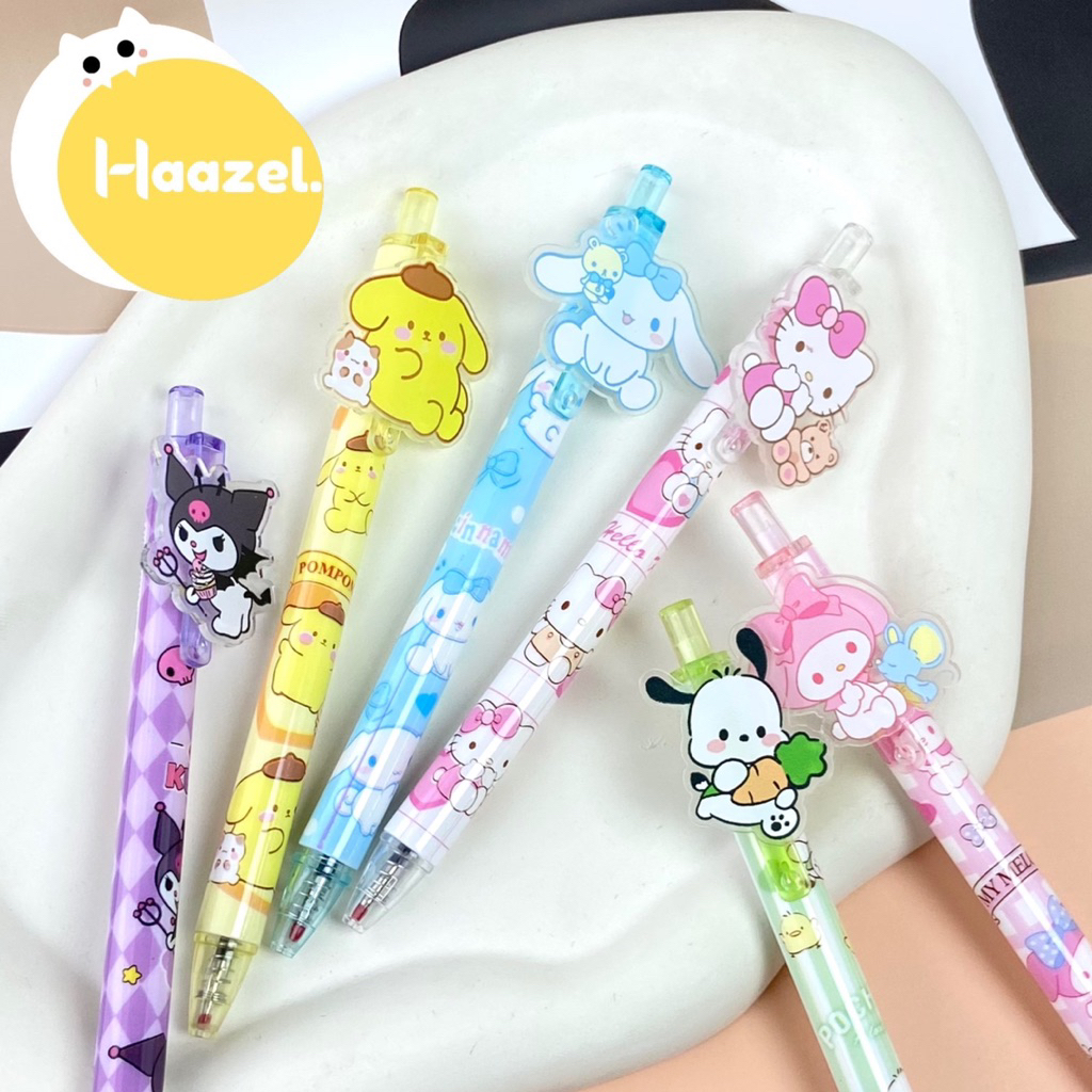 

Pulpen Pen Gel Karakter Pena Tinta Hitam Alat Tulis Lucu Bolpen Stationery Acrylic Kuromi Melody