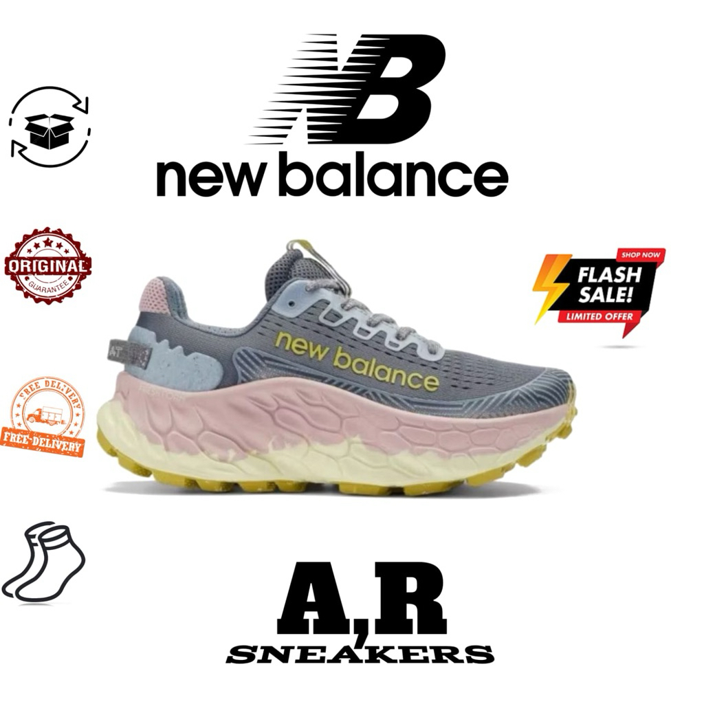 New Balance Fresh Foam X Trail More V3 Feminio - Cinza Rosa
