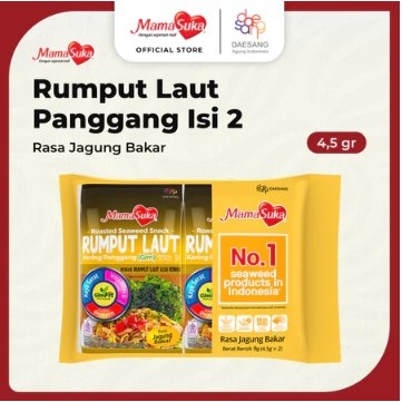 

MamaSuka - Rumput Laut Panggang Jagung Bakar Isi 2 @4,5 gr