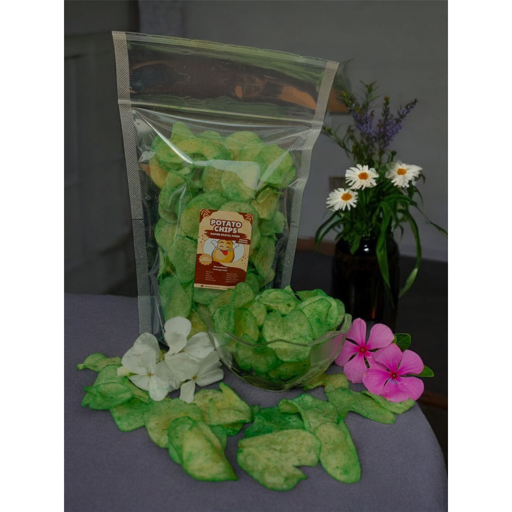 

keripik kentang rasa Rumput Laut isi 100g super crispy bikin nagih
