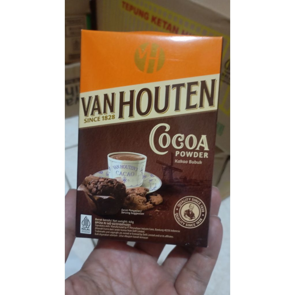 

coklat bubuk Van Houten 40 gram