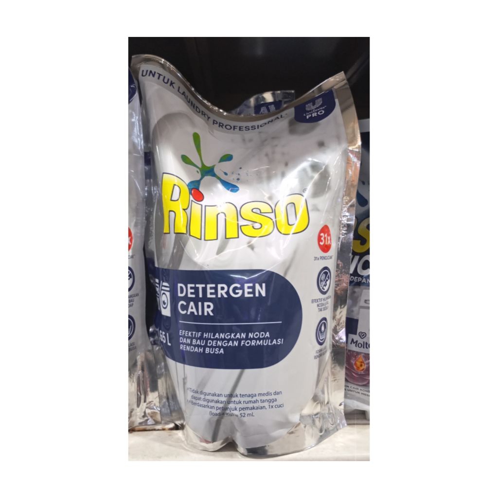 RINSO MATIC DETERJEN CAIR 1.6 LITER ISI 3 PCS