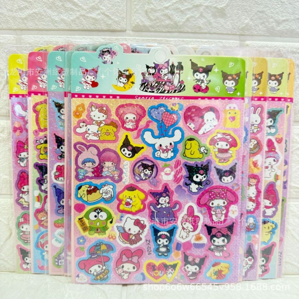 

Sticker Sticker Anak Lebar isi banyak Sanrio Baby three Capibara