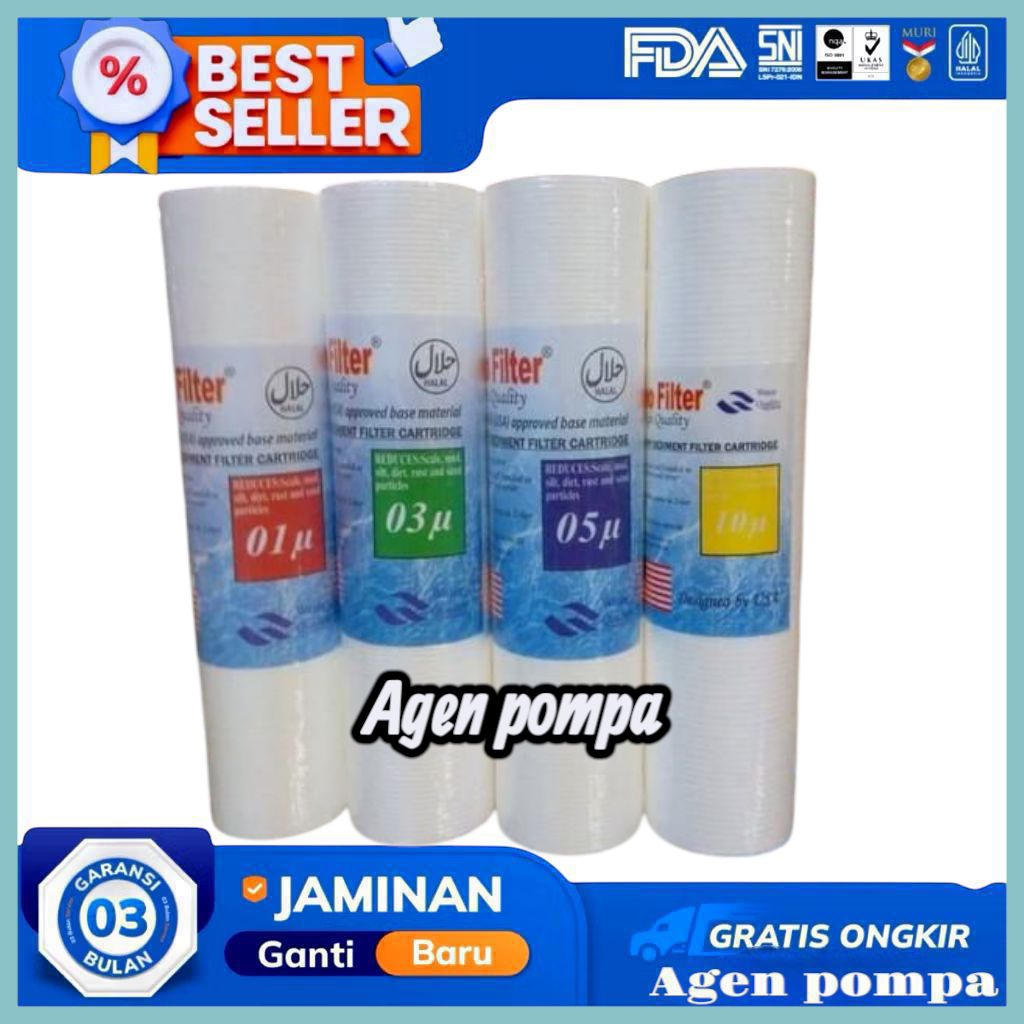 Filter nano Filter gabus Catride 10 inch